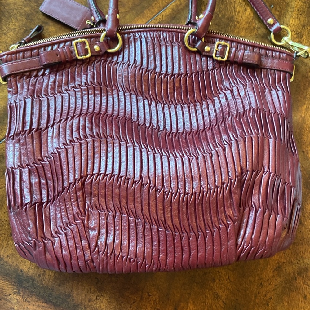 NWOT Coach Burgundy bag vintage - Picture 8 of 15
